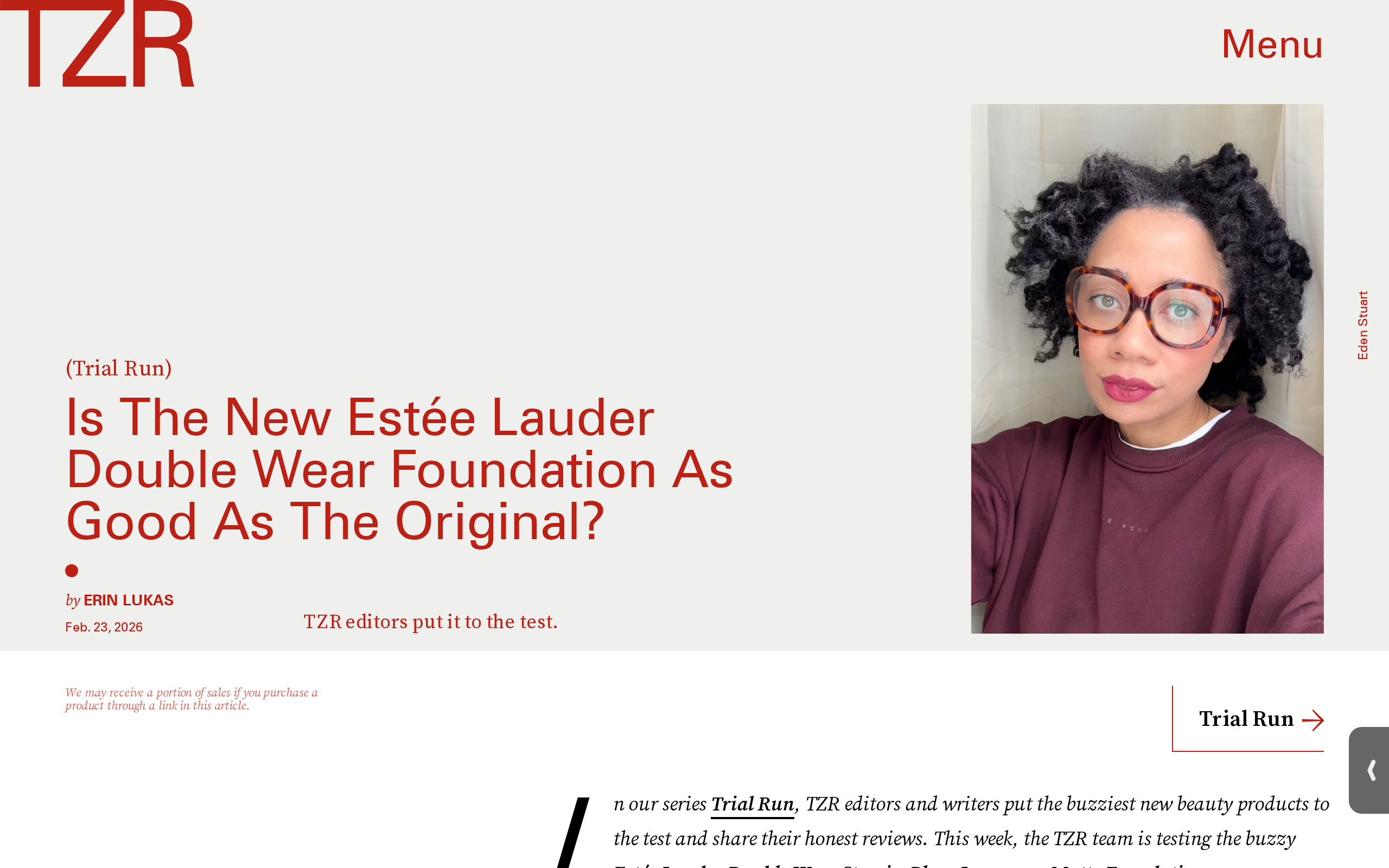 The Zoe Report trial run of the reformulated foundation