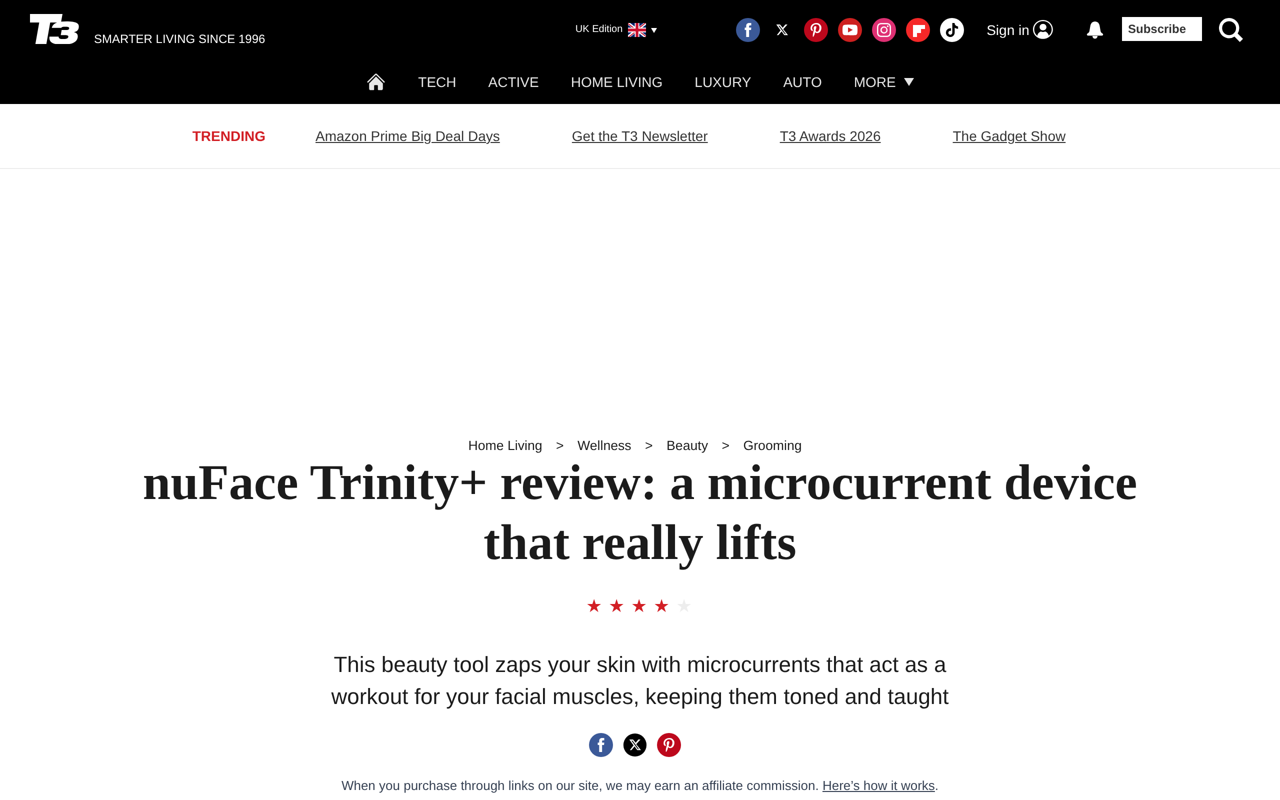 T3's review of the nuFace Trinity+