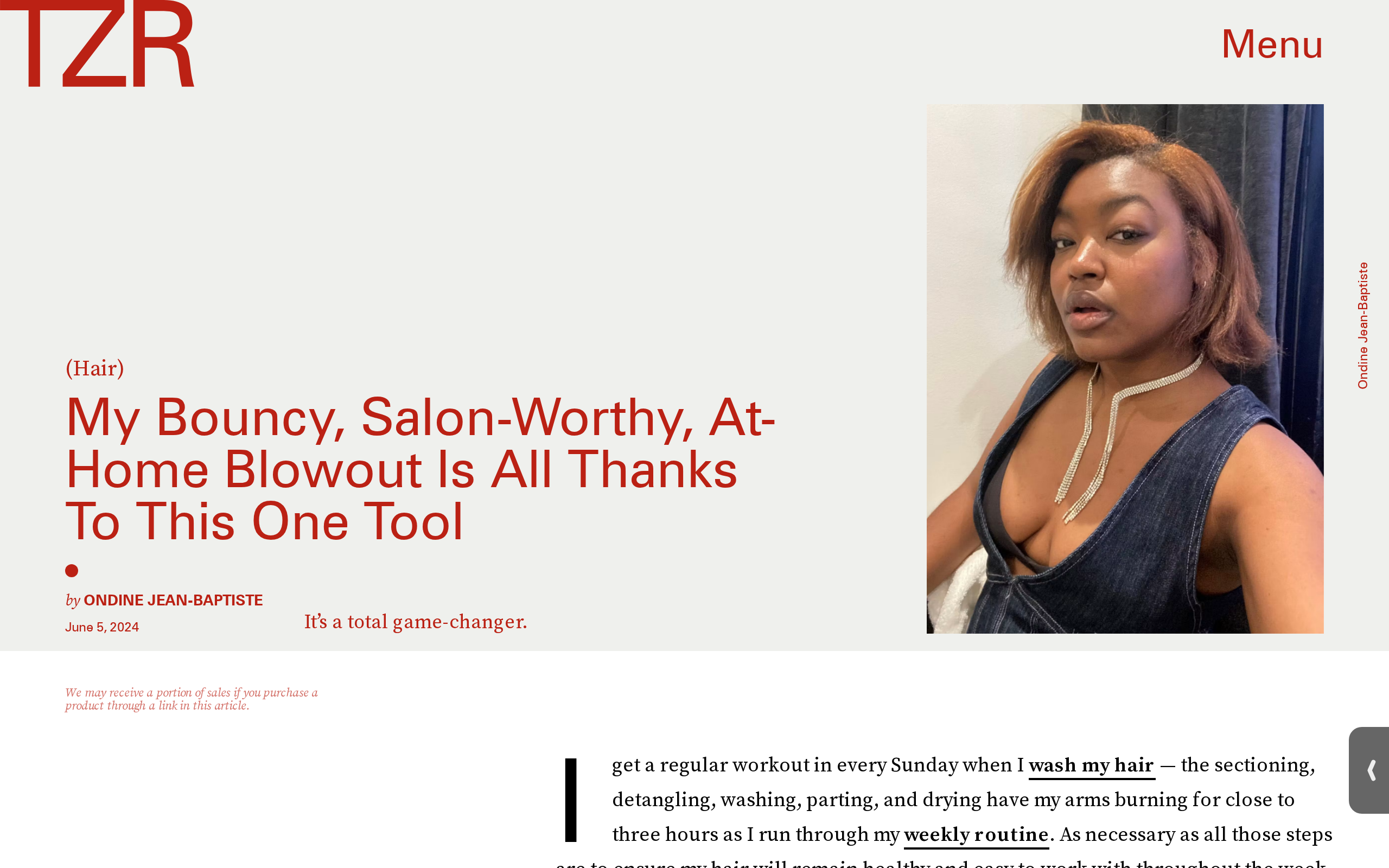 A review of the AireBrush on thick, curly hair
